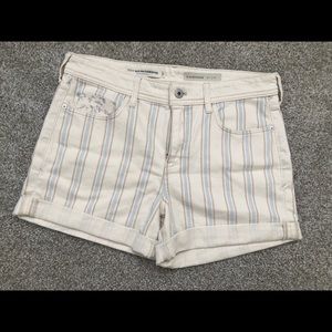 Blue &orange striped Anthropologie shorts. Size 29